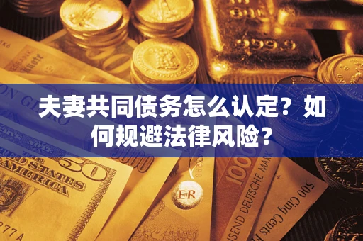 济南夫妻共同债务怎么认定？如何规避法律风险？
