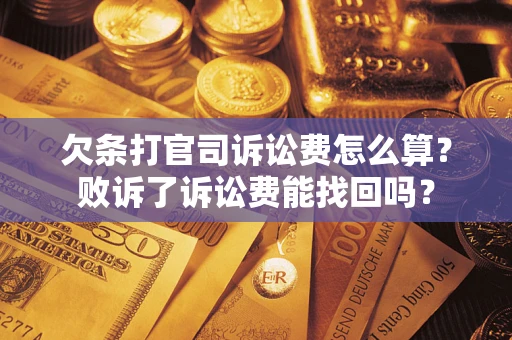 济南欠条打官司诉讼费怎么算？败诉了诉讼费能找回吗？
