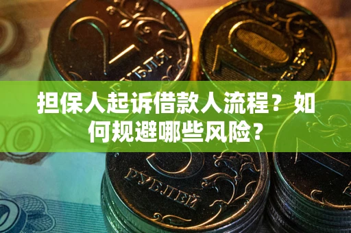 济南担保人起诉借款人流程？如何规避哪些风险？