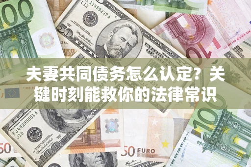 济南夫妻共同债务怎么认定？关键时刻能救你的法律常识